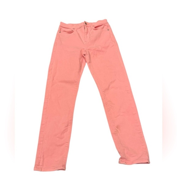 Loft Pink Jeans Made with Love Ankle Stretch Size 00/24 - Picture 1 of 4